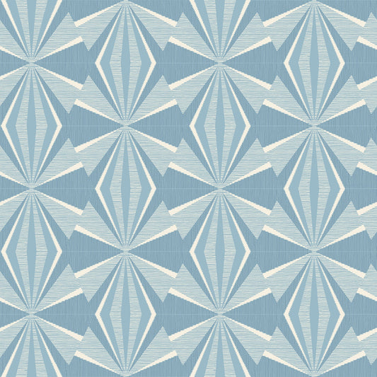 Hoopla Walls Sunray Diamond Blue