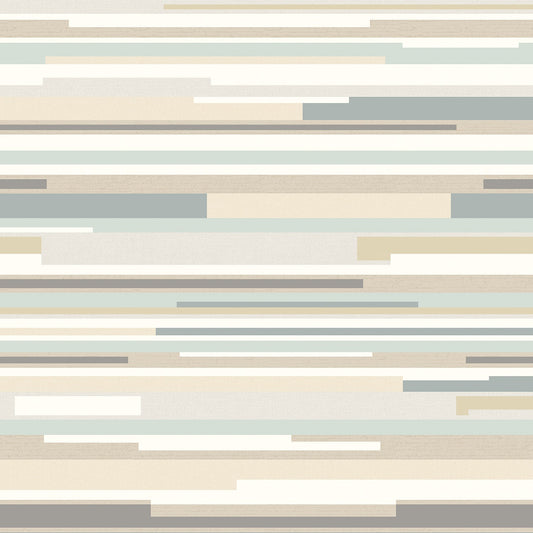Hoopla Walls Horizontal Stripe Grey