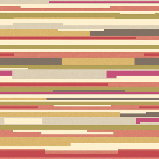 Hoopla Walls Horizontal Stripe Mustard Yellow