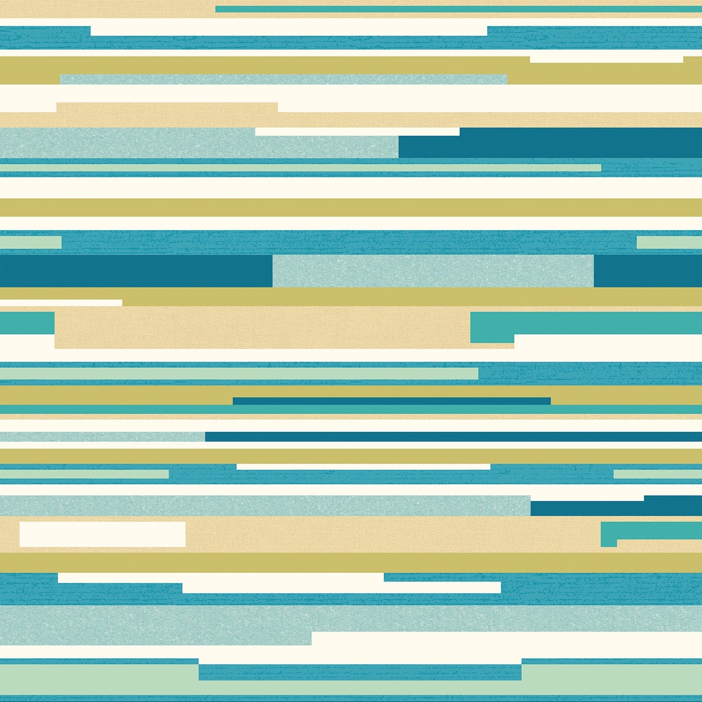 Hoopla Walls Horizontal Stripe Teal Blue
