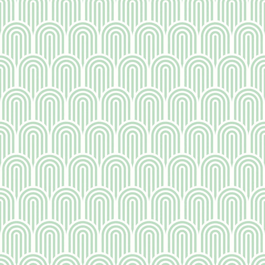 Hoopla Walls Retro Arch Mint Green
