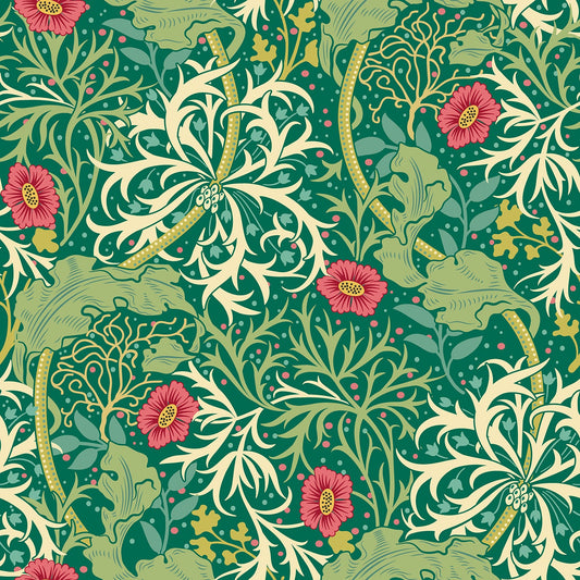 Hoopla Walls Seaweed Garden Emerald