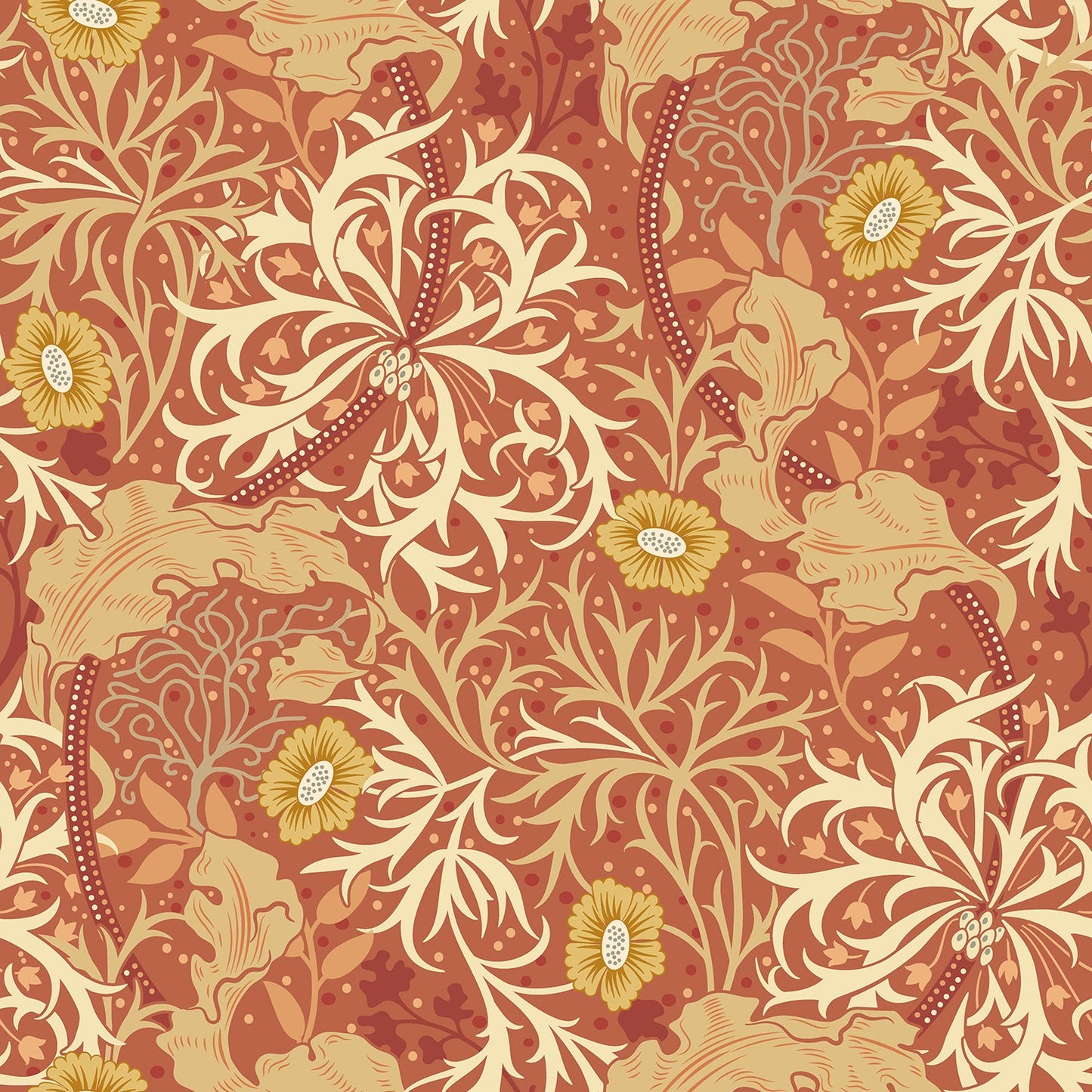 Hoopla Walls Seaweed Garden Amber