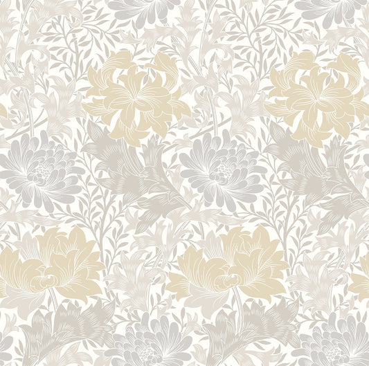 Hoopla Walls Chrysanthemum Natural Stone