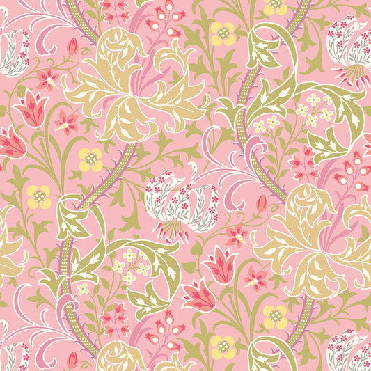 Hoopla Walls Lily Ogee Rose Pink