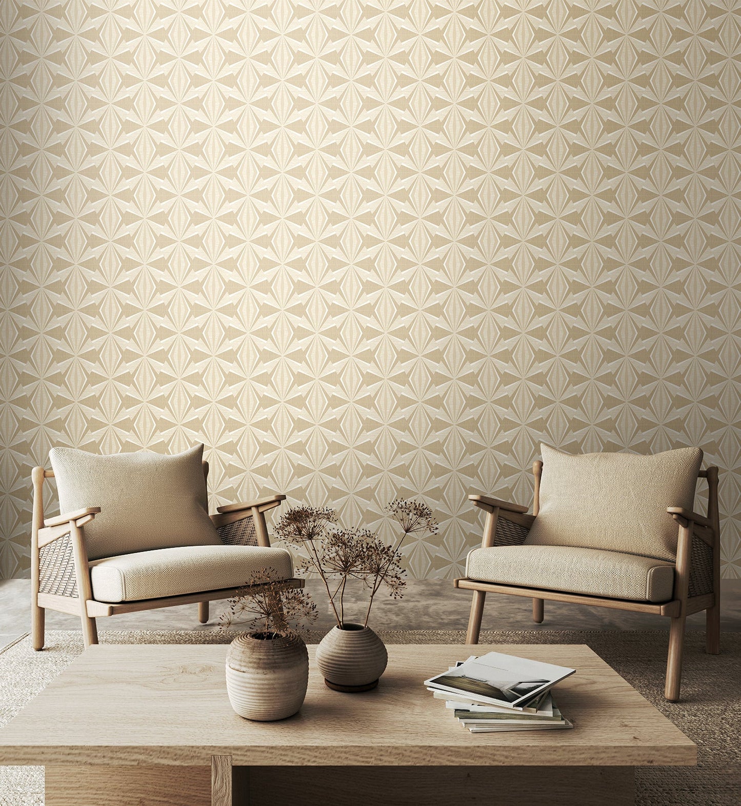 Hoopla Walls Sunray Diamond Beige