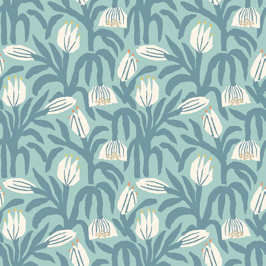 Hoopla Walls Chunky Flower Denim