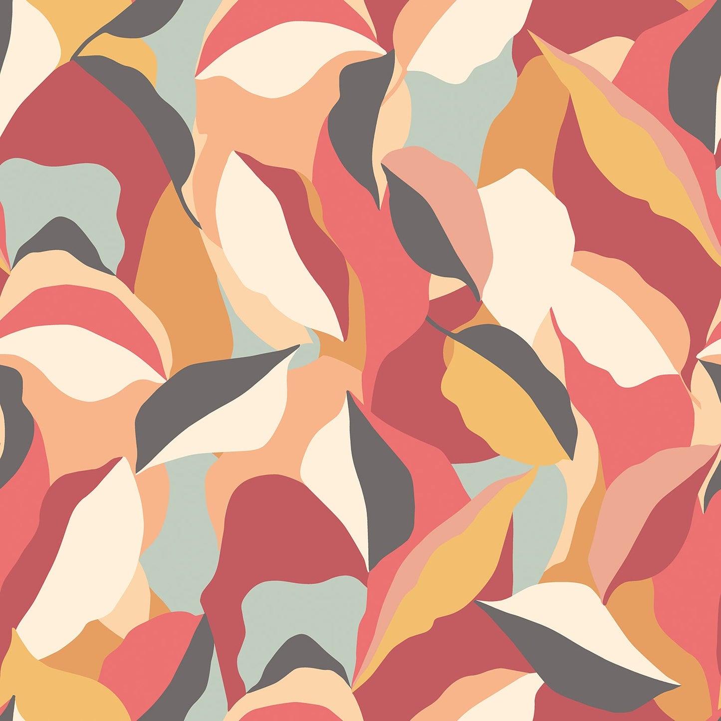 Hoopla Walls Leafy Patchwork Spice Mix