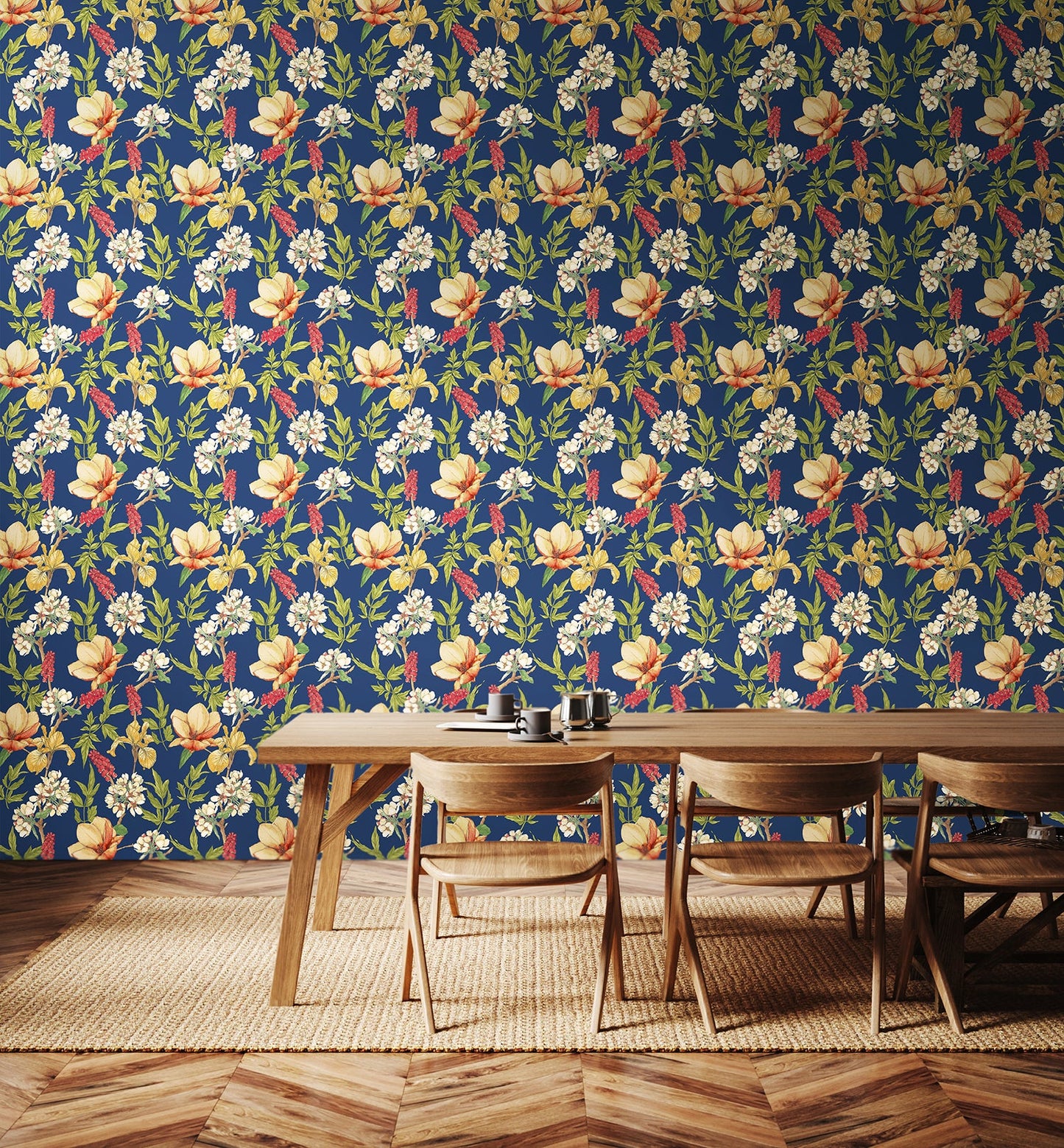 Hoopla Walls Orchid Bloom Ginger Ink