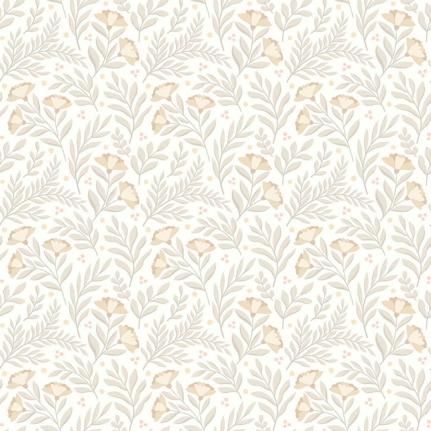 Hoopla Walls Petite Posy Stone Linen