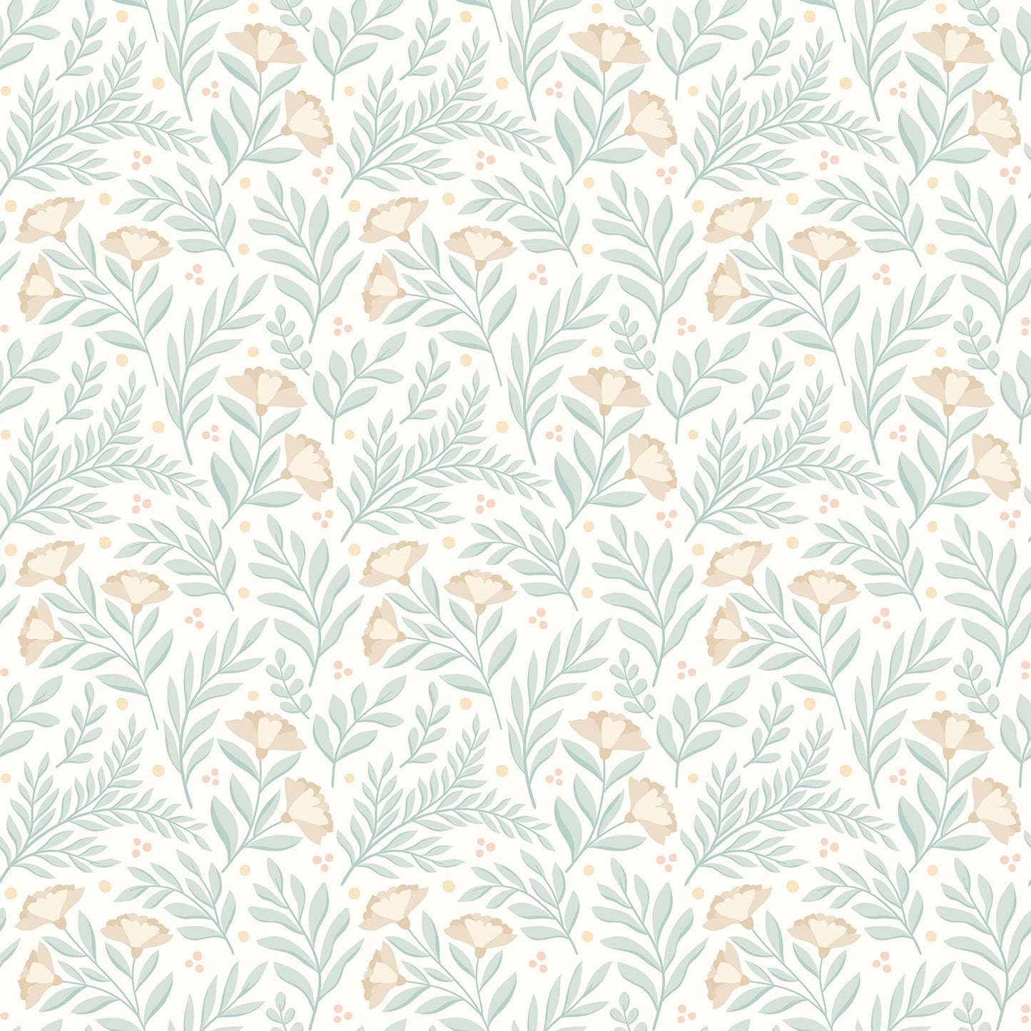 Hoopla Walls Petite Posy Seafoam