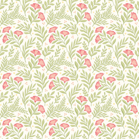 Hoopla Walls Petite Posy Coral