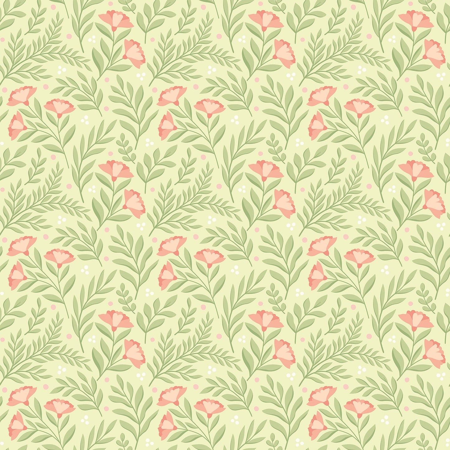 Hoopla Walls Petite Posy Apricot Fern