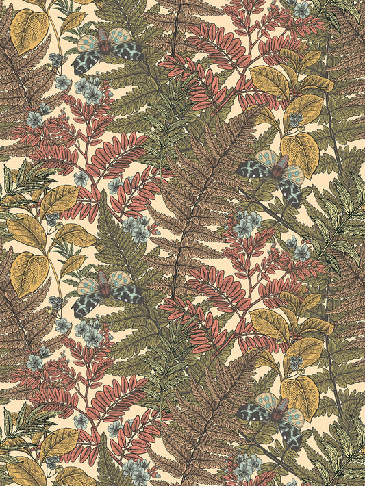 Hoopla Walls Wild Ferns Warm Spice