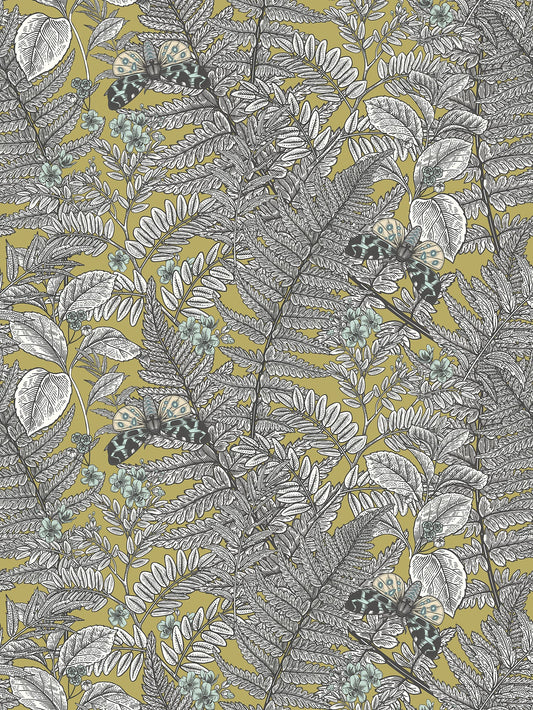 Hoopla Walls Wild Ferns Olive