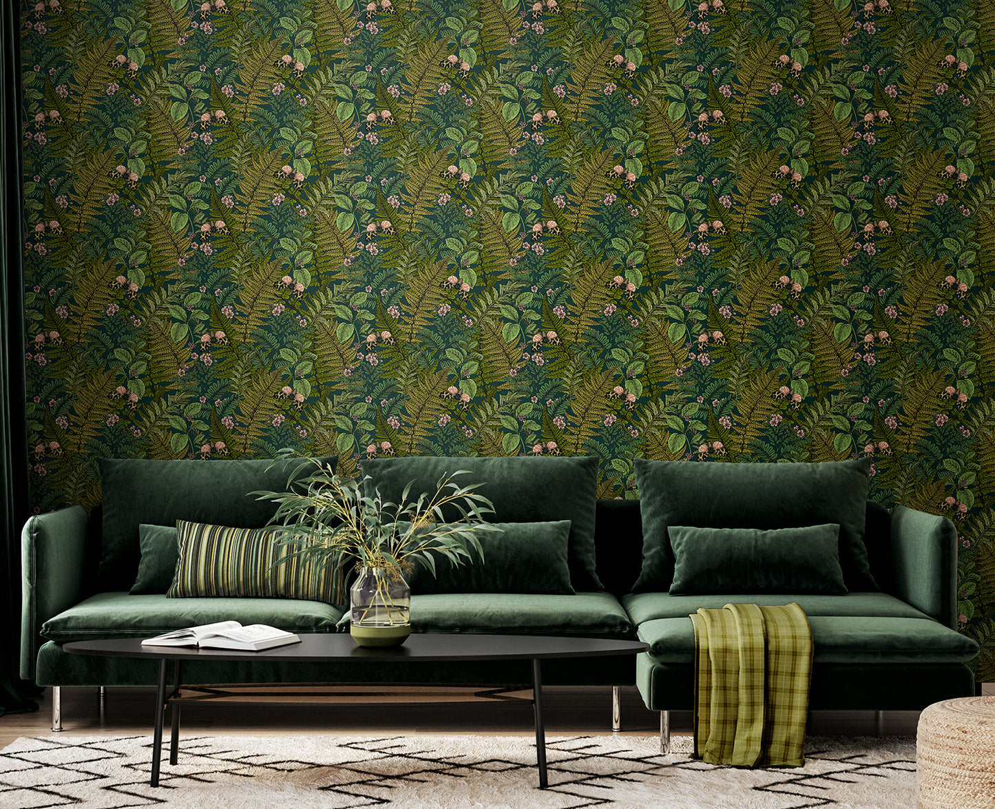 Hoopla Walls Wild Ferns Forest Mix