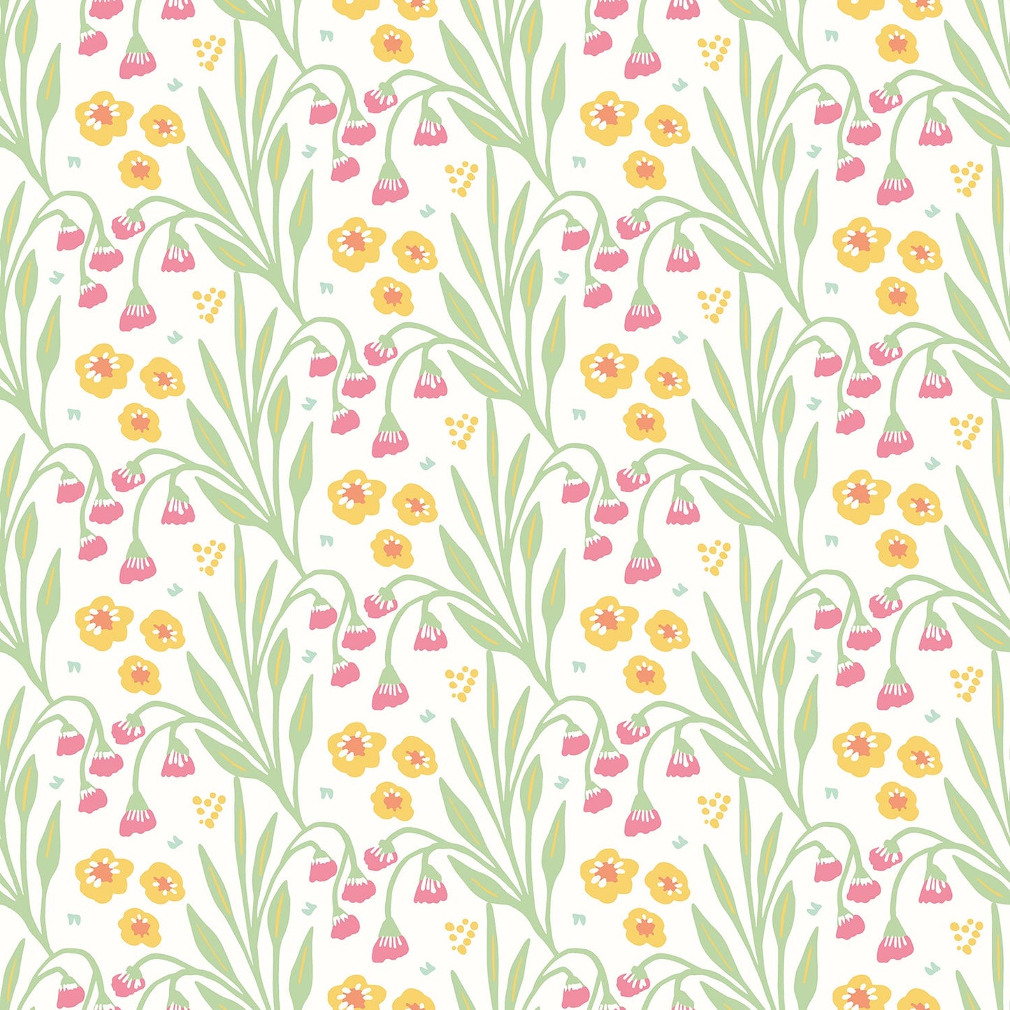 Hoopla Walls Meadow Stripe Spring Bloom