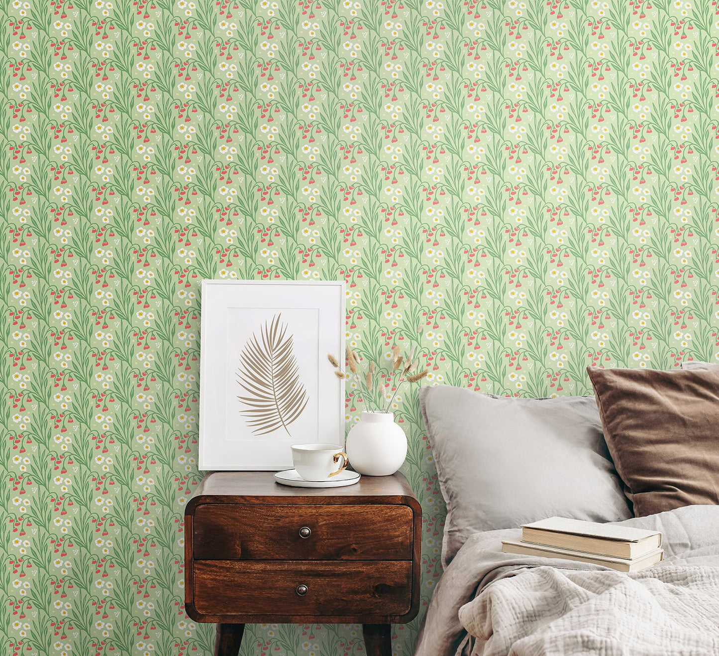 Hoopla Walls Meadow Stripe Pistachio