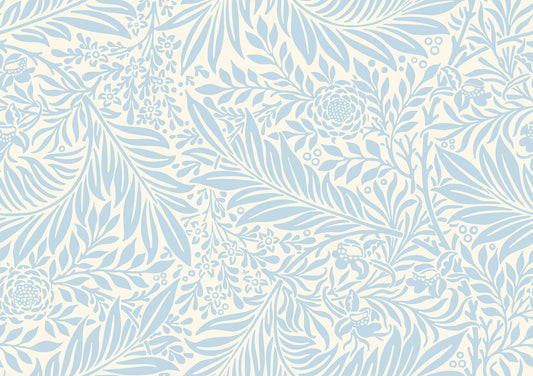Hoopla Walls Leaf Vine Wedgewood Blue