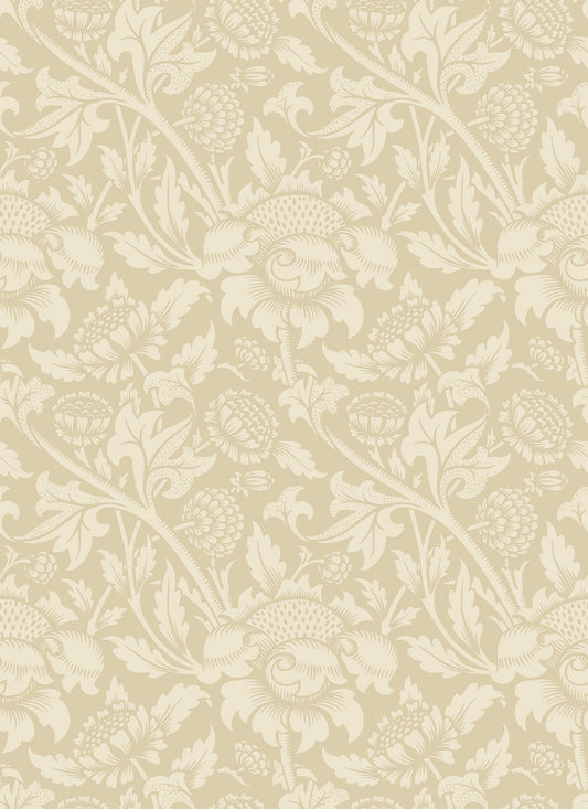 Hoopla Walls Damask Trail Hemp
