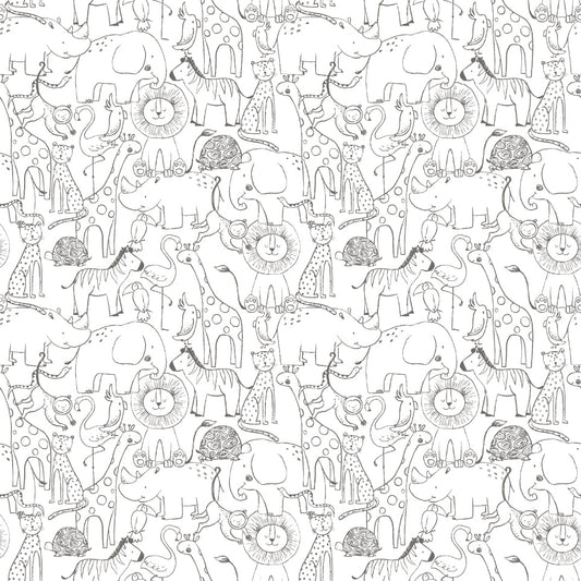 Hoopla Walls Animal Doodle Chalkboard