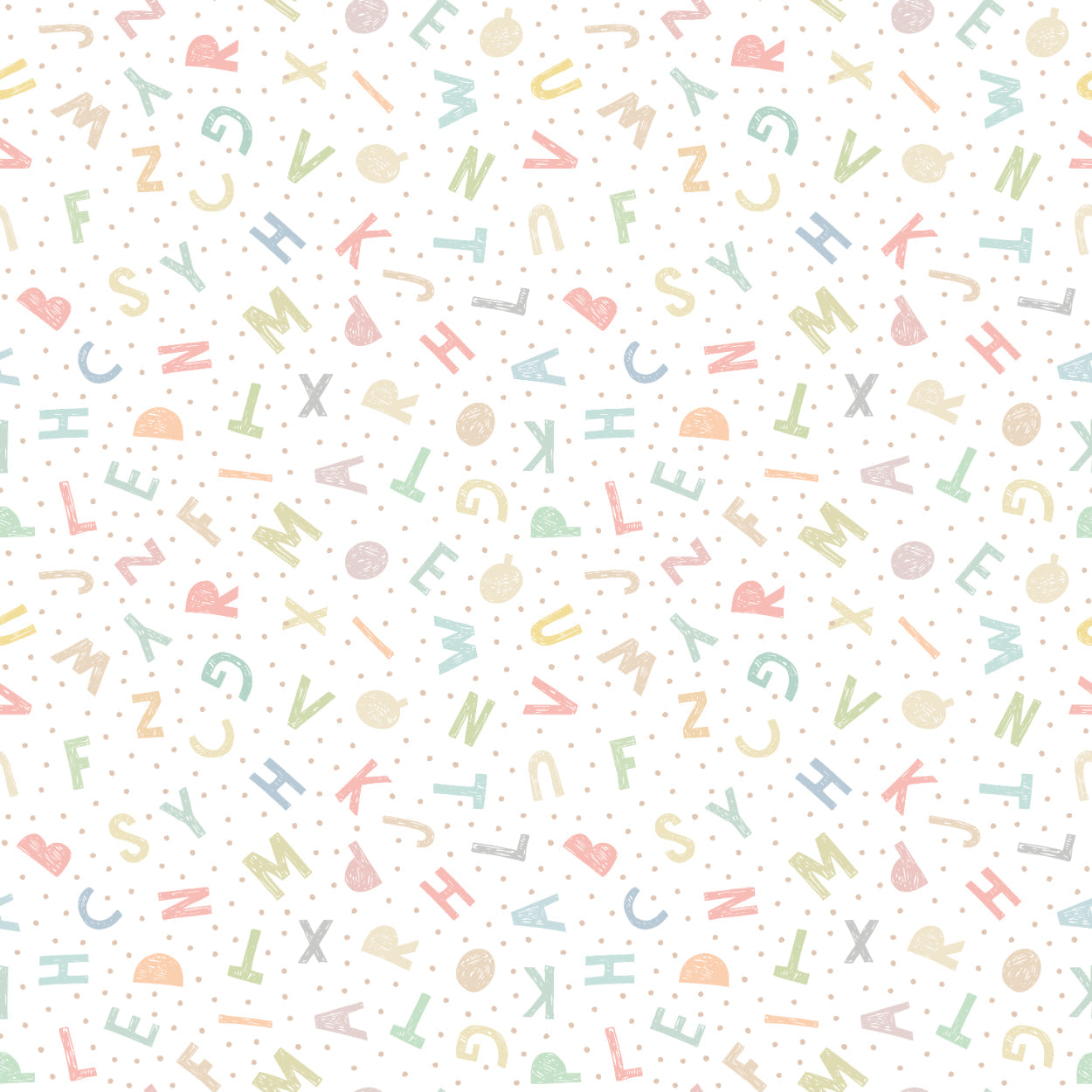 Hoopla Walls Alphabet Jumble Soft Sorbet