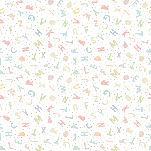 Hoopla Walls Alphabet Jumble Soft Sorbet