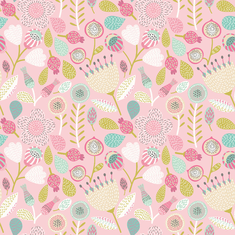 Hoopla Walls Folk Floral Dolly Mixtures