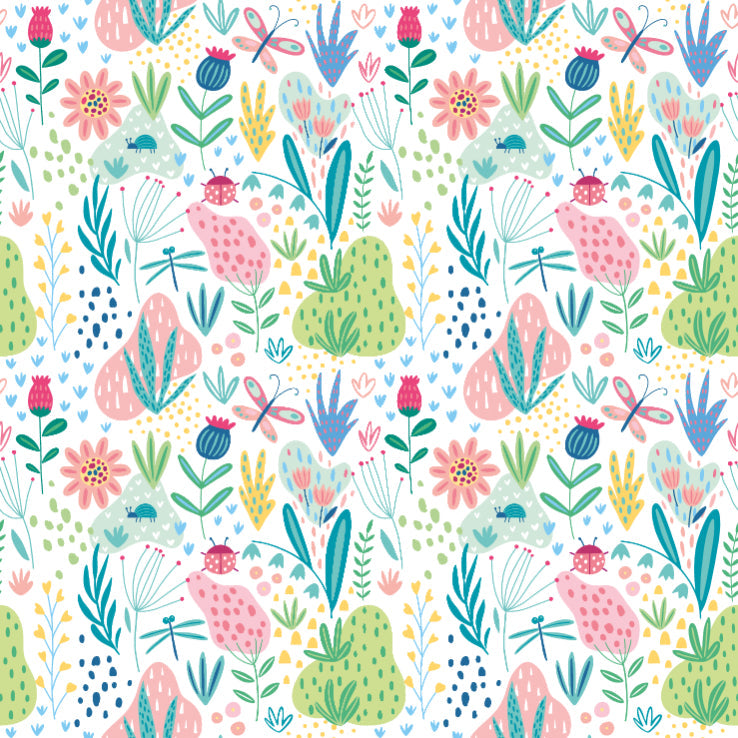 Hoopla Walls Bug Garden Sky Mix