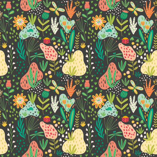 Hoopla Walls Bug Garden Marmalade Twist