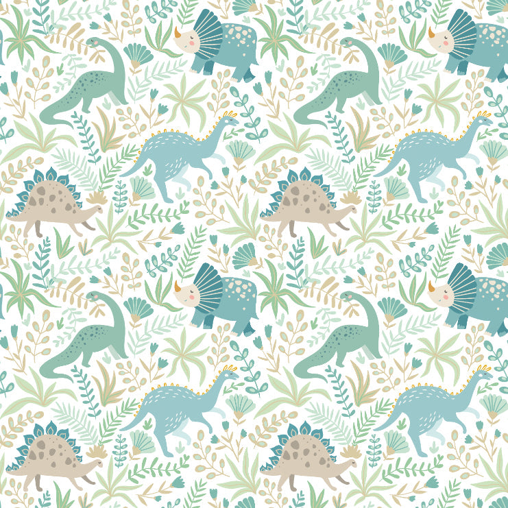 Hoopla Walls Jurassic Party Denim Mix