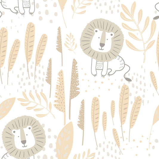 Hoopla Walls Happy Lion Honey Mallow