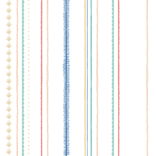Hoopla Walls Stripey Royal Mix