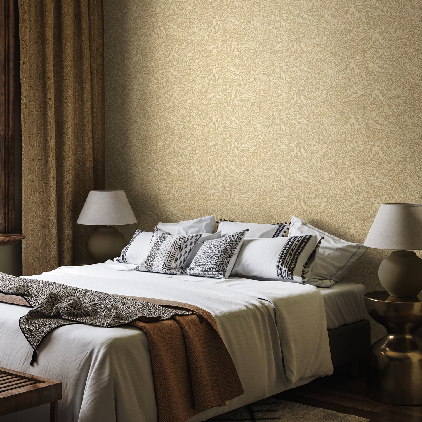 Hoopla Walls Leaf Vine Straw