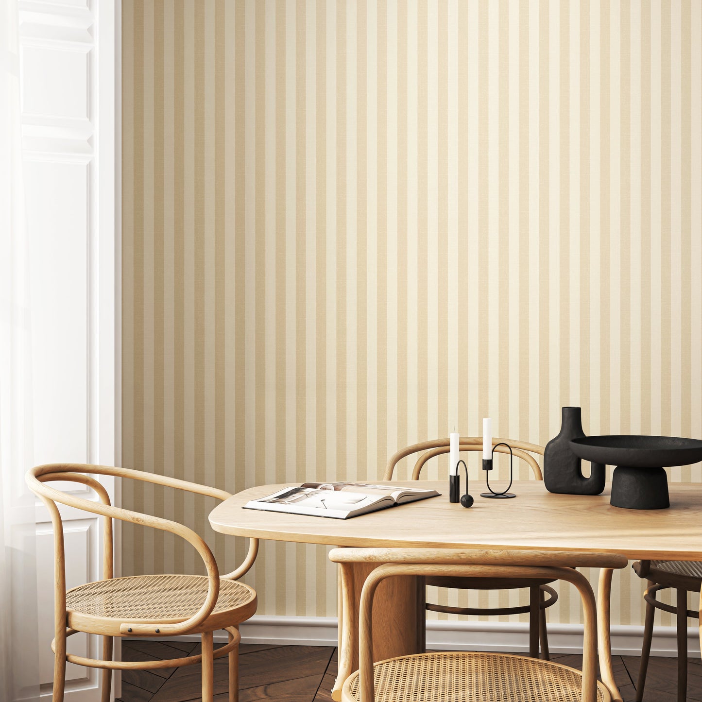 Hoopla Walls Shadow Stripe Sand
