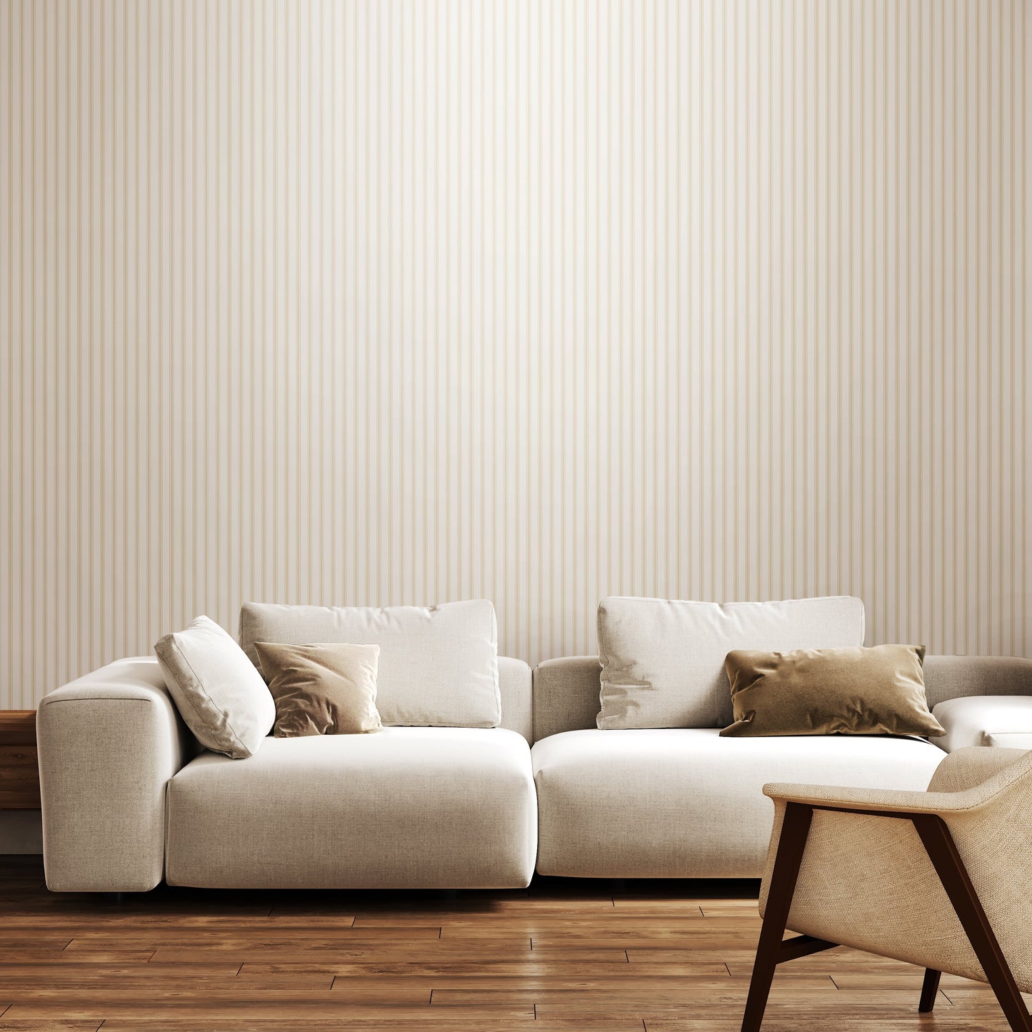 Hoopla Walls Chalk Stripe Linen