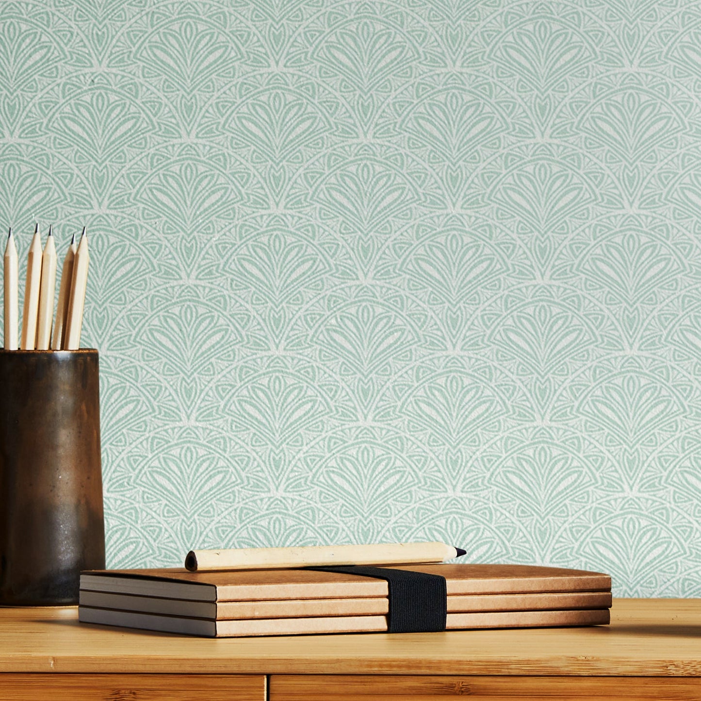 Hoopla Walls Ditsy Deco Fan Sky