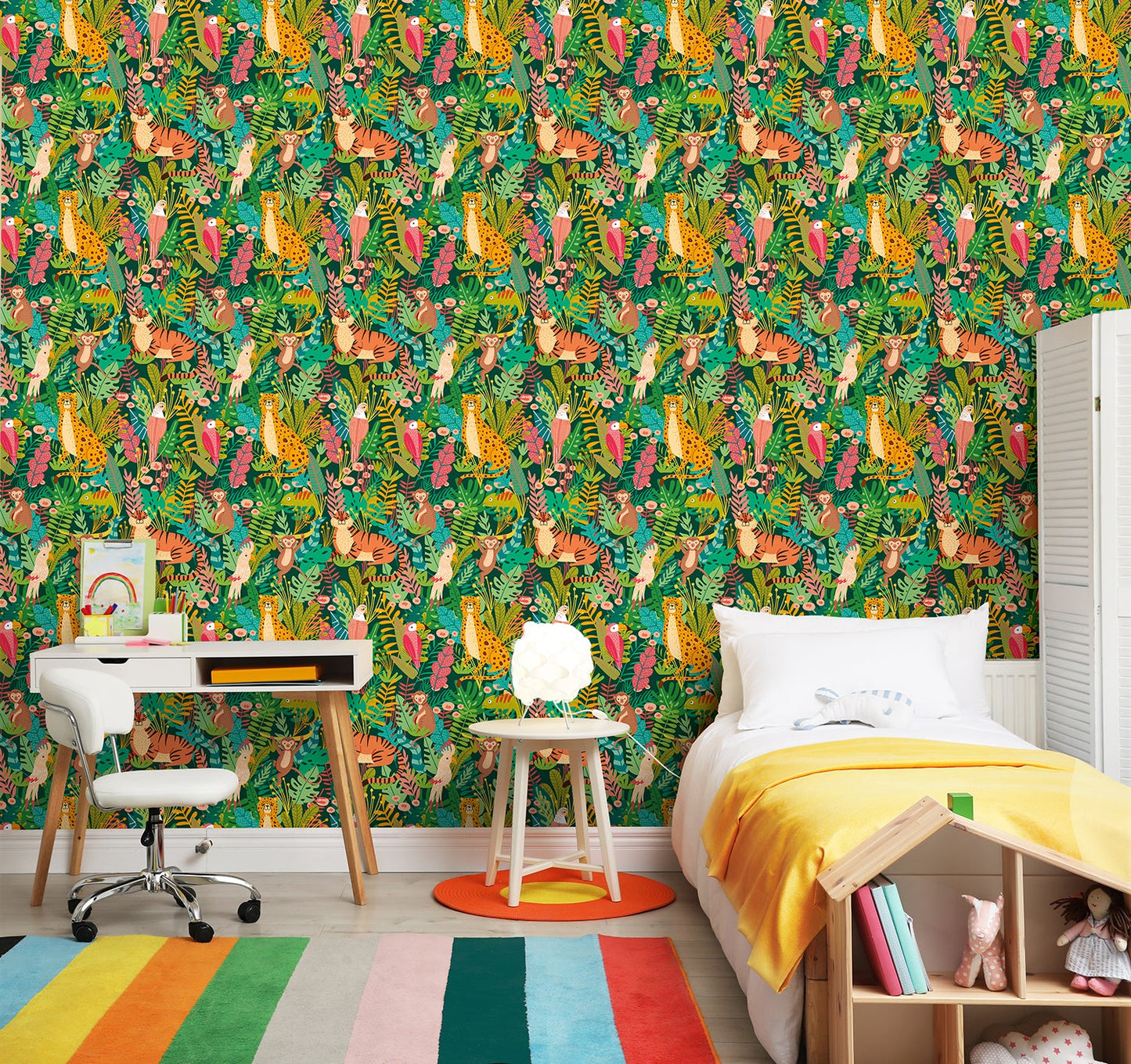 Hoopla Walls Animal Kingdom Lush Forest