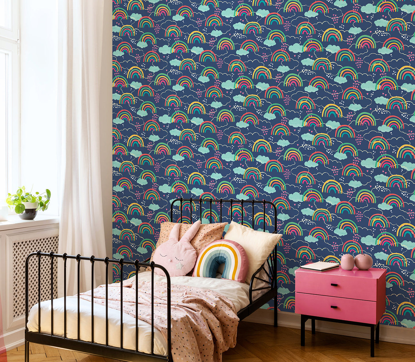 Hoopla Walls Rainbow Love Inky Mix