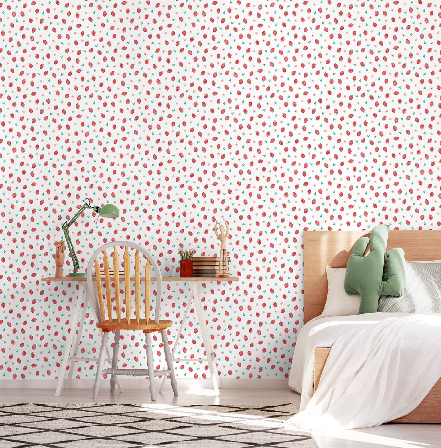 Hoopla Walls Strawberry Sprinkles Scarlet