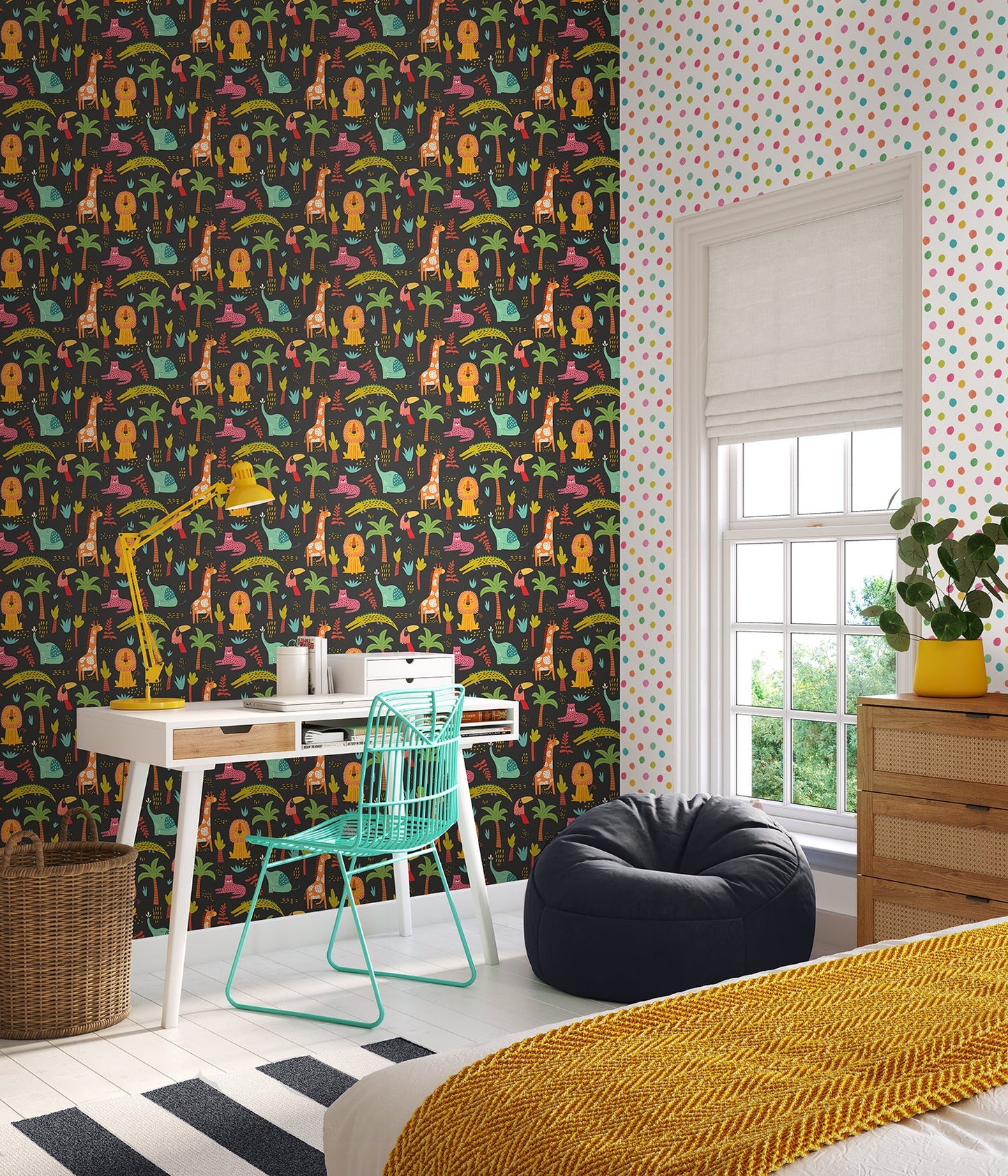 Hoopla Walls Safari Boogie Rouge Twist