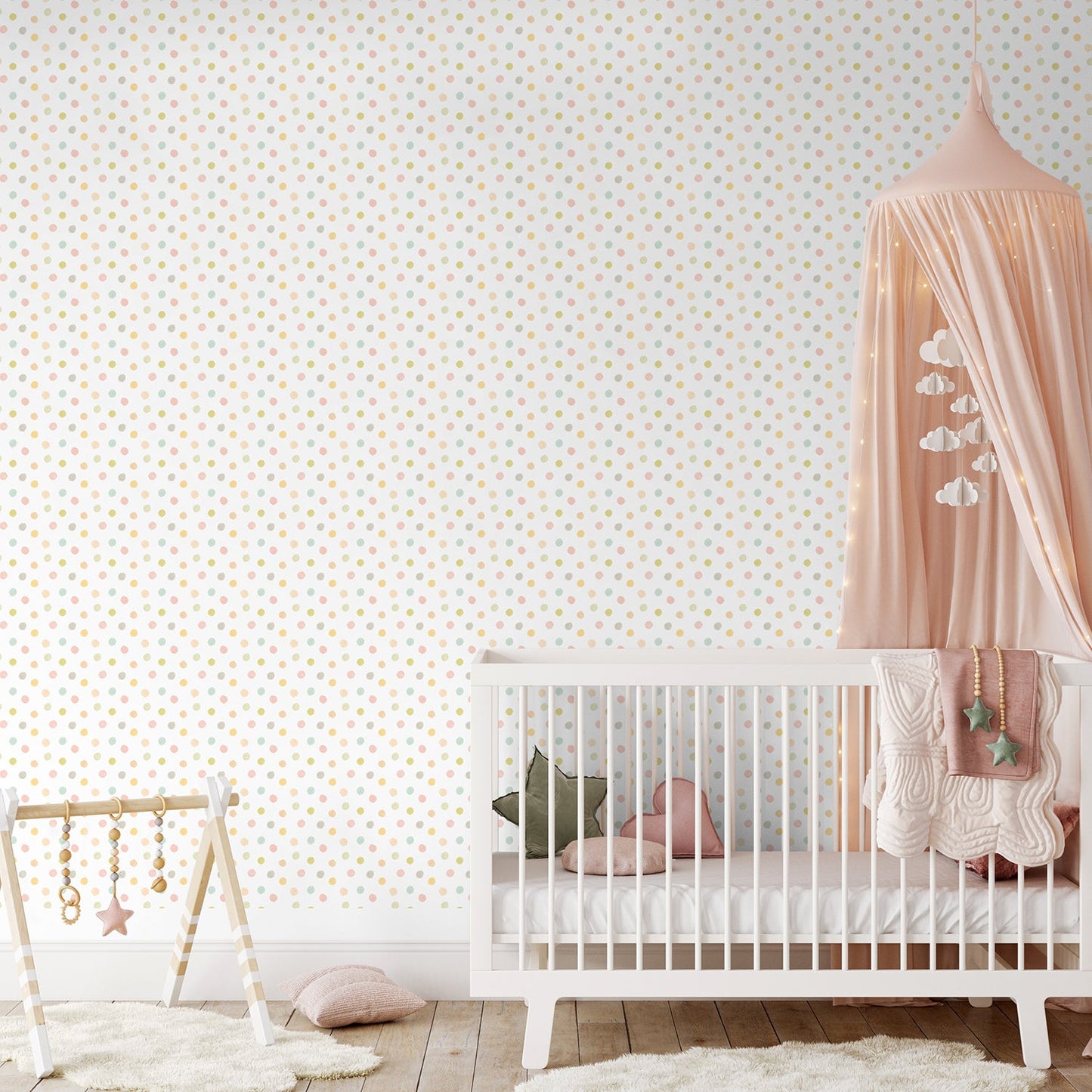 Hoopla Walls Dotty Pastel Riot
