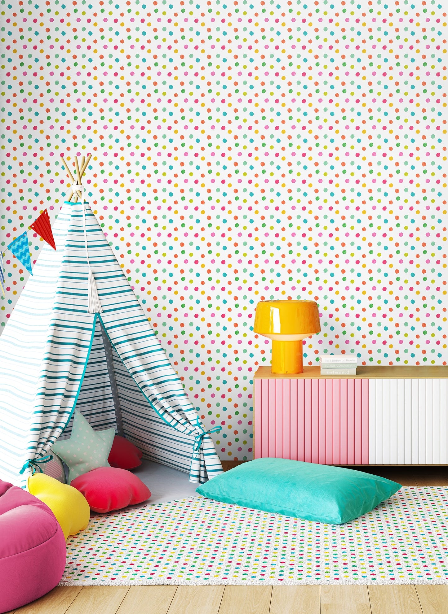 Hoopla Walls Dotty Juicy Fruit