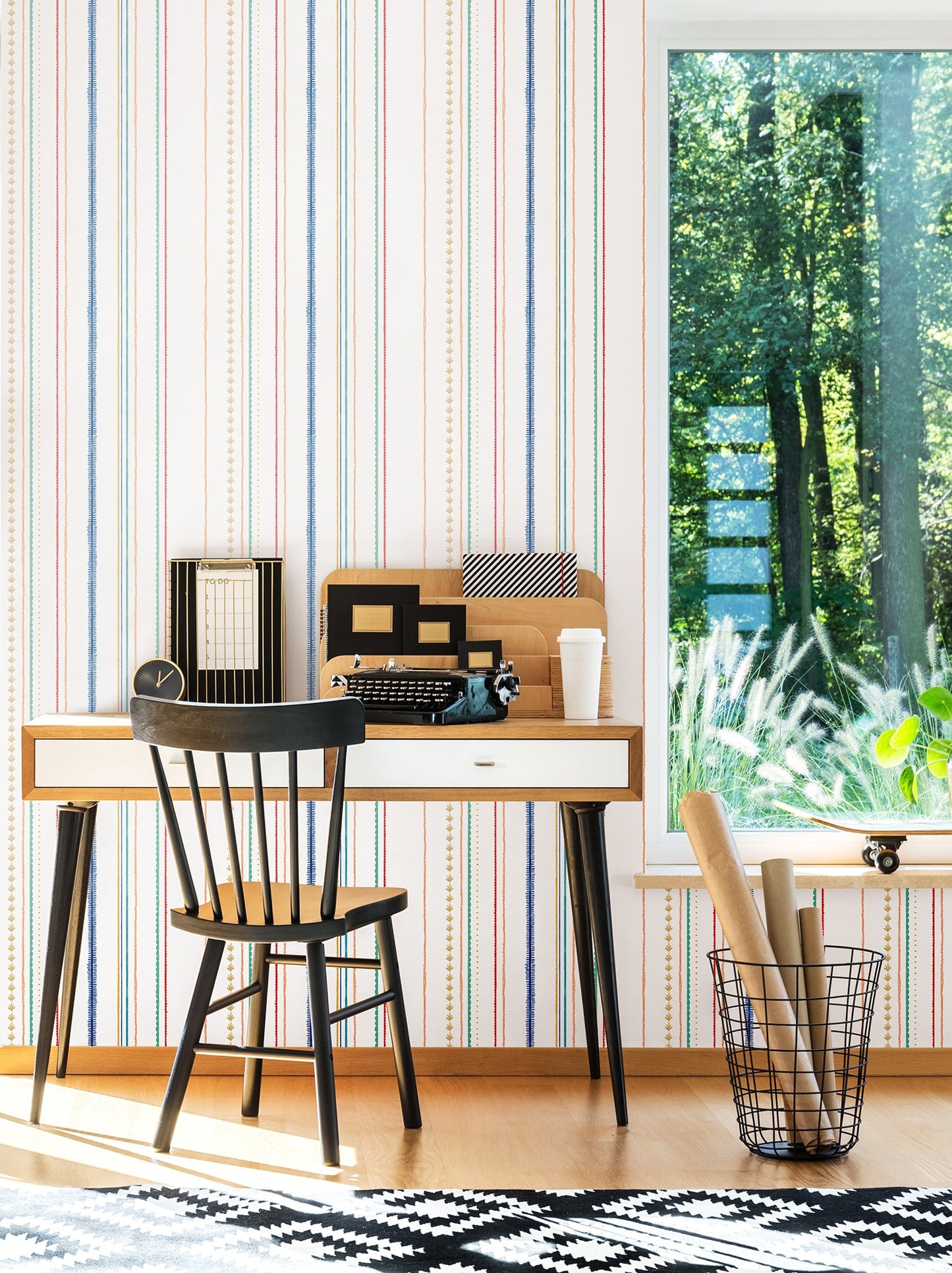 Hoopla Walls Stripey Royal Mix