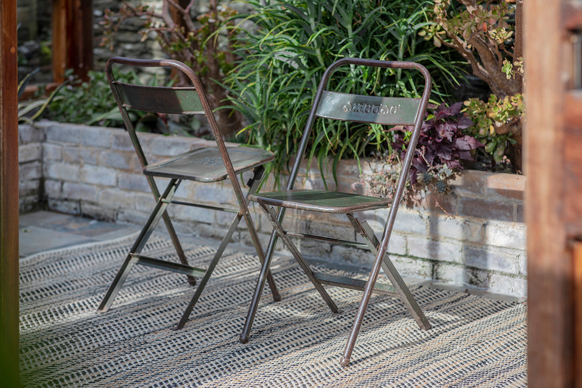 Nkuku Ishan Reclaimed Folding Chair
