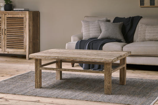 Nkuku Ibo Reclaimed Wood Coffee Table Natural