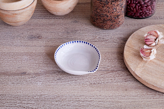 Nkuku Indigo Drop Spoon Rest Indigo