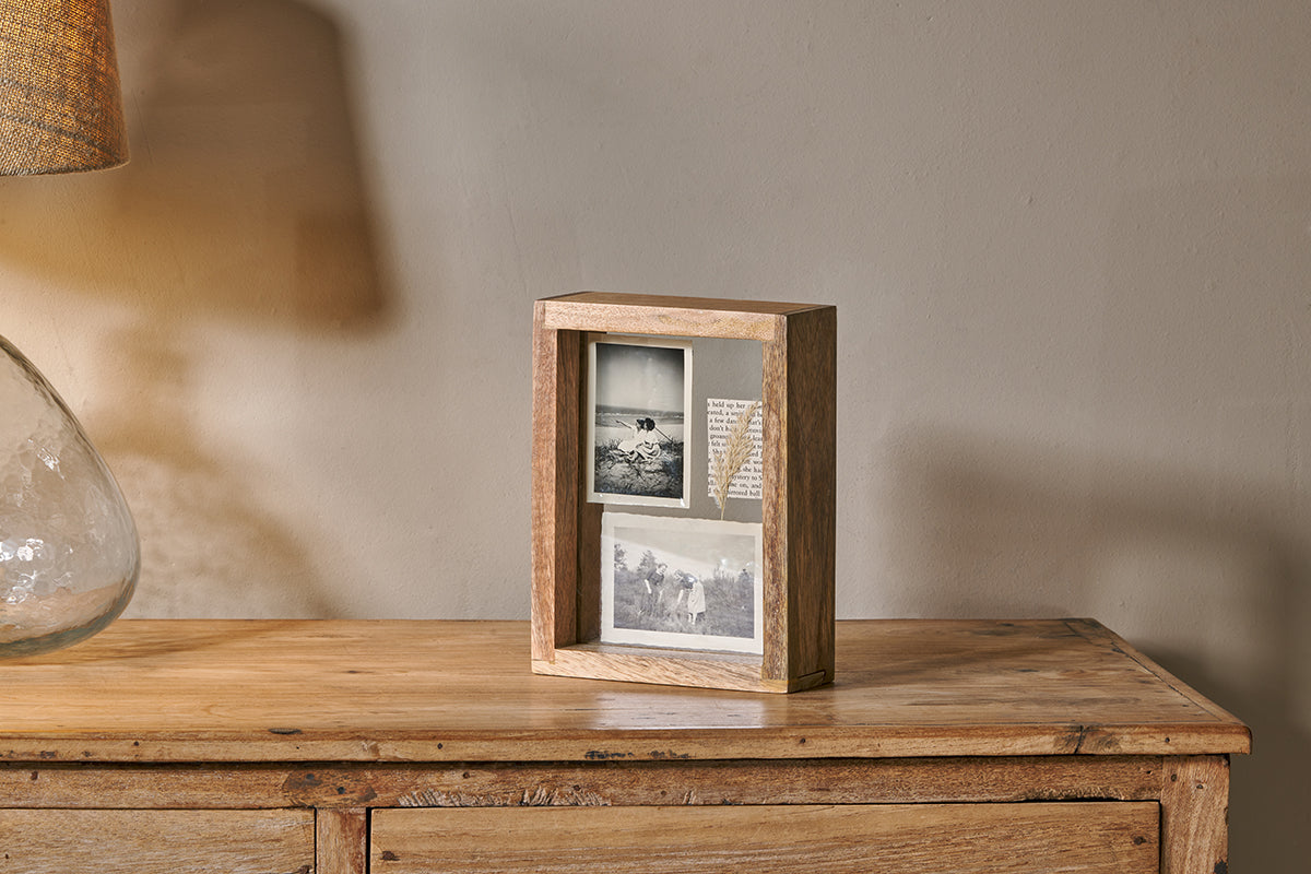 Nkuku Indu Standing Mango Wood Frame Natural