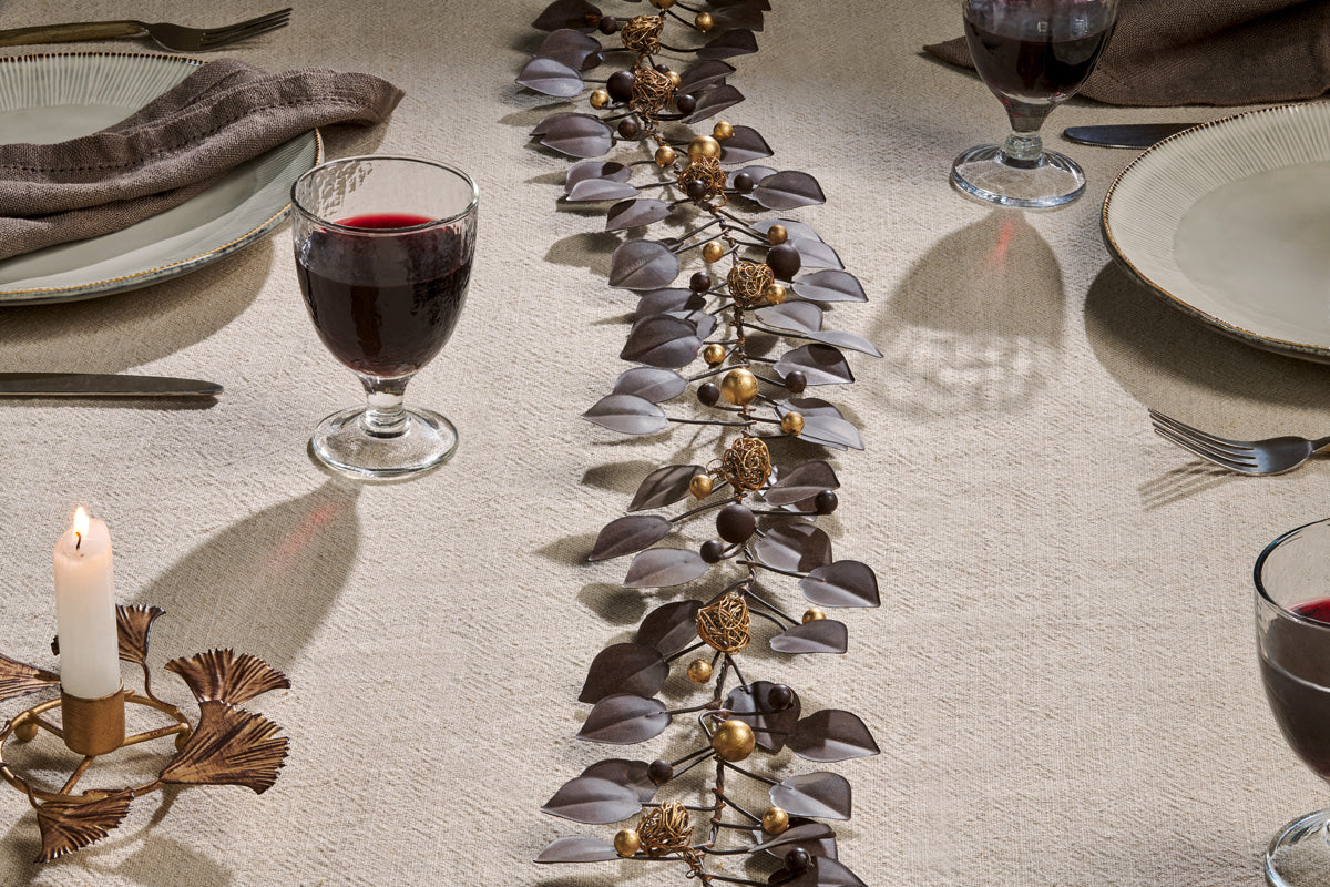 Nkuku Ishana Garland Antique Brass