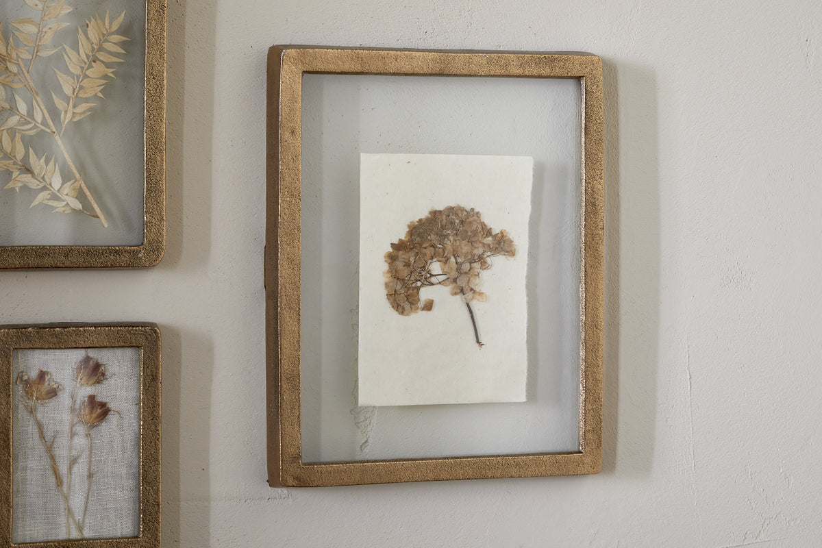 Nkuku Jahala Wall Hung Photo Frame Antique Brass